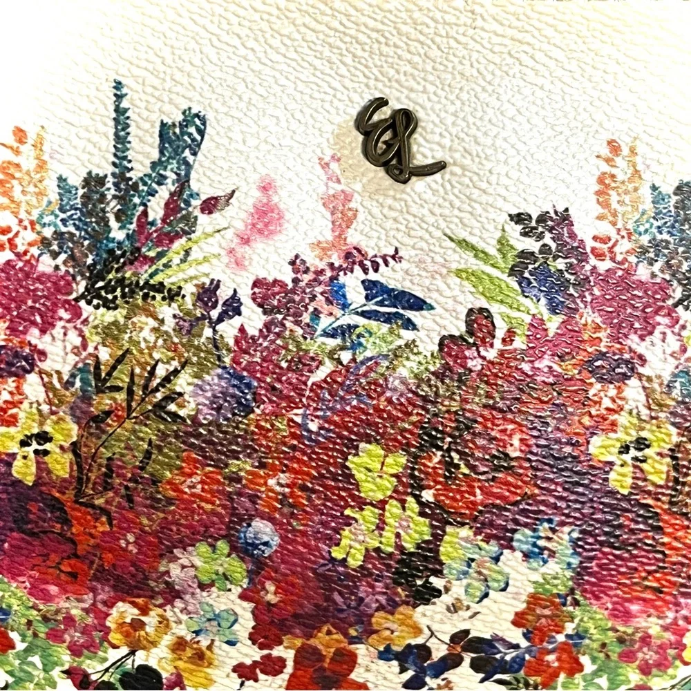 Elliott Lucca Cream Floral Clutch/Crossbody 2 for $22 - Picture 7 of 16